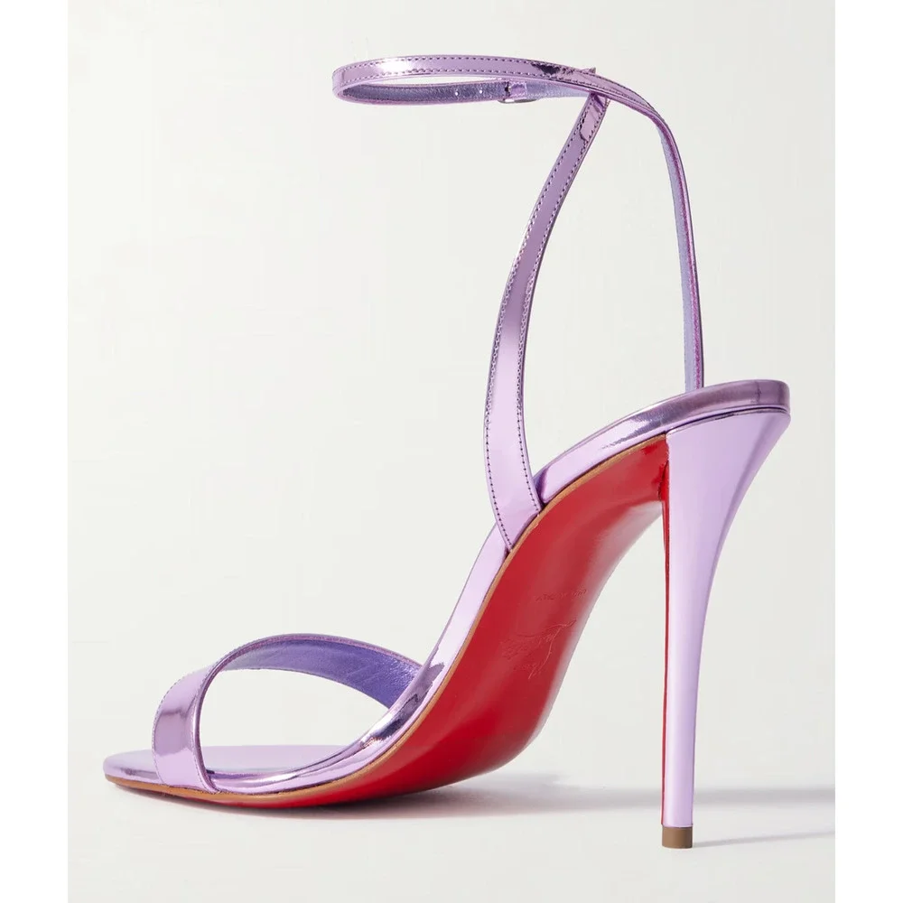 Christian Louboutin Miss Z Sandal 100 Rhapsody Ankle Strap Sandal Heel Pump 39.5